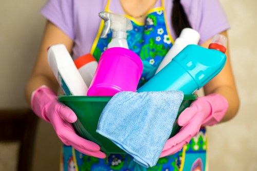 Professional upholstery cleaning for a sofa in Urrey