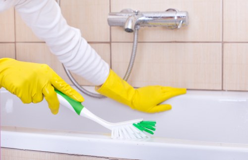 Detailed cleaning of a bright kitchen by Urrey cleaners