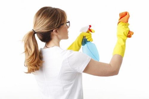 Deep cleaning tasks in a commercial space in Urrey
