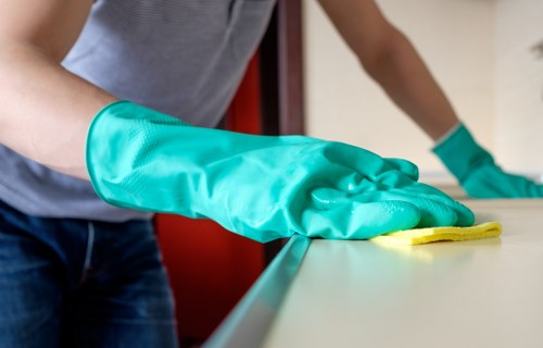 Scheduled commercial cleaning service for a Urrey office or retail unit
