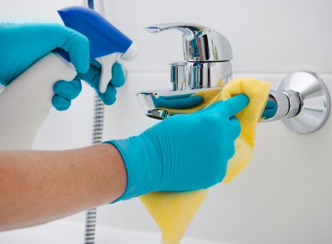 Residential facade refreshed with careful exterior cleaning