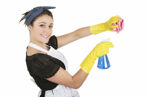 Careful stain treatment during rug cleaning in Urrey