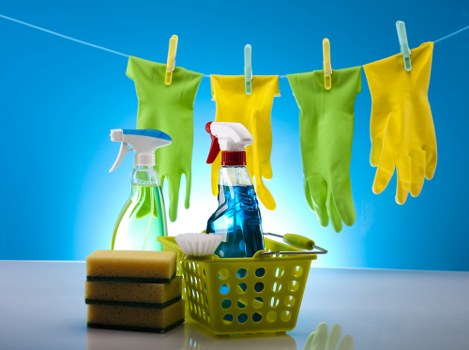 Local cleaner handling kitchen and bathroom upkeep