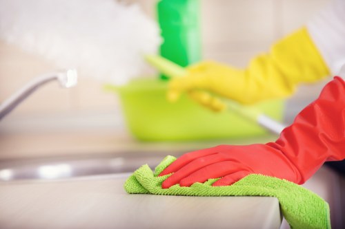 Commercial carpet cleaning for an office space in Urrey
